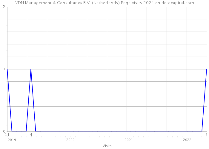 VDN Management & Consultancy B.V. (Netherlands) Page visits 2024 