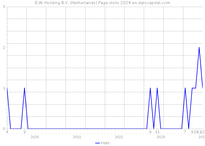 E.W. Holding B.V. (Netherlands) Page visits 2024 