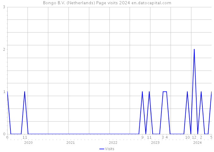 Bongo B.V. (Netherlands) Page visits 2024 