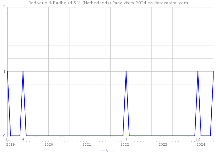 Radboud & Radboud B.V. (Netherlands) Page visits 2024 
