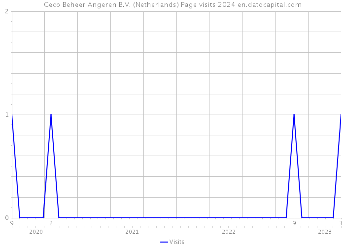 Geco Beheer Angeren B.V. (Netherlands) Page visits 2024 