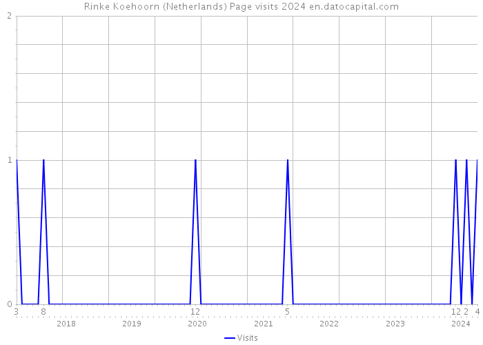 Rinke Koehoorn (Netherlands) Page visits 2024 