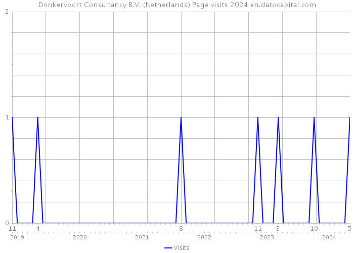 Donkervoort Consultancy B.V. (Netherlands) Page visits 2024 