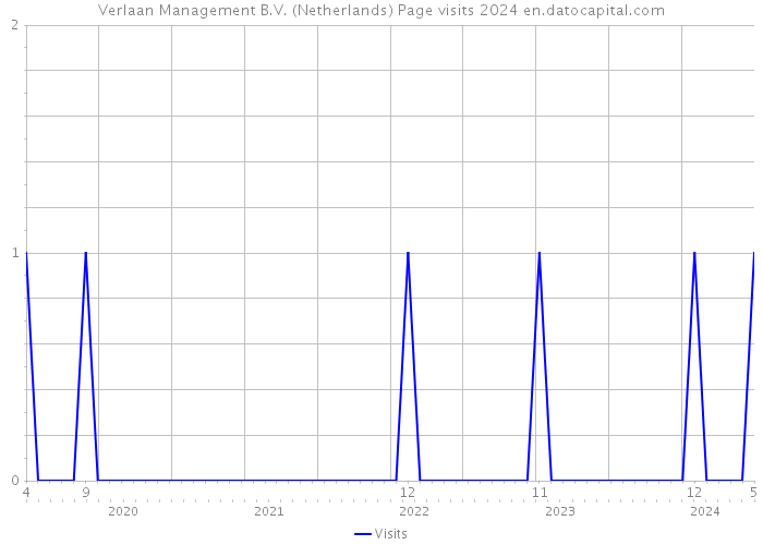 Verlaan Management B.V. (Netherlands) Page visits 2024 