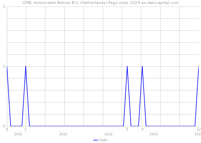 GFBK Amsterdam Beheer B.V. (Netherlands) Page visits 2024 
