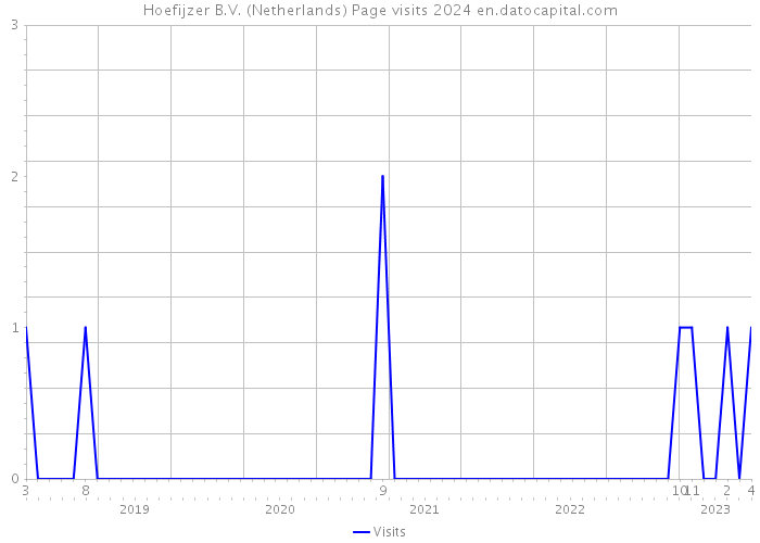 Hoefijzer B.V. (Netherlands) Page visits 2024 