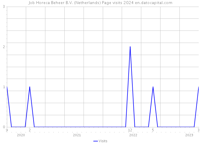 Job Horeca Beheer B.V. (Netherlands) Page visits 2024 