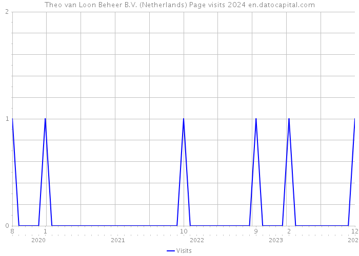 Theo van Loon Beheer B.V. (Netherlands) Page visits 2024 