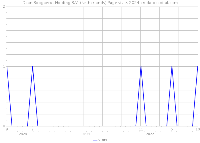 Daan Boogaerdt Holding B.V. (Netherlands) Page visits 2024 