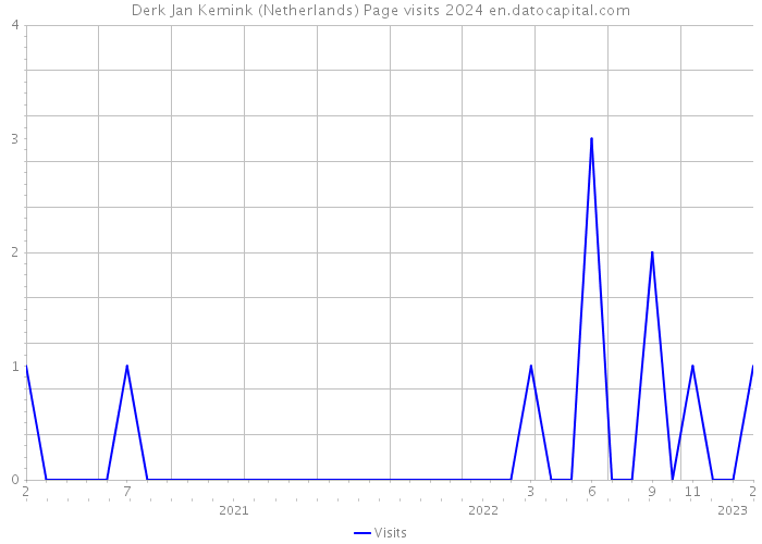 Derk Jan Kemink (Netherlands) Page visits 2024 