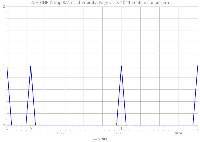 AIM ONE Group B.V. (Netherlands) Page visits 2024 