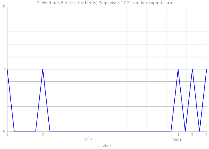 SI Holdings B.V. (Netherlands) Page visits 2024 