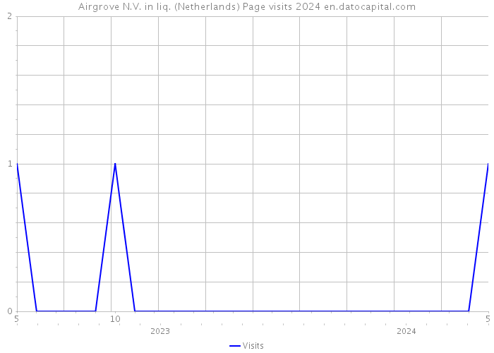 Airgrove N.V. in liq. (Netherlands) Page visits 2024 