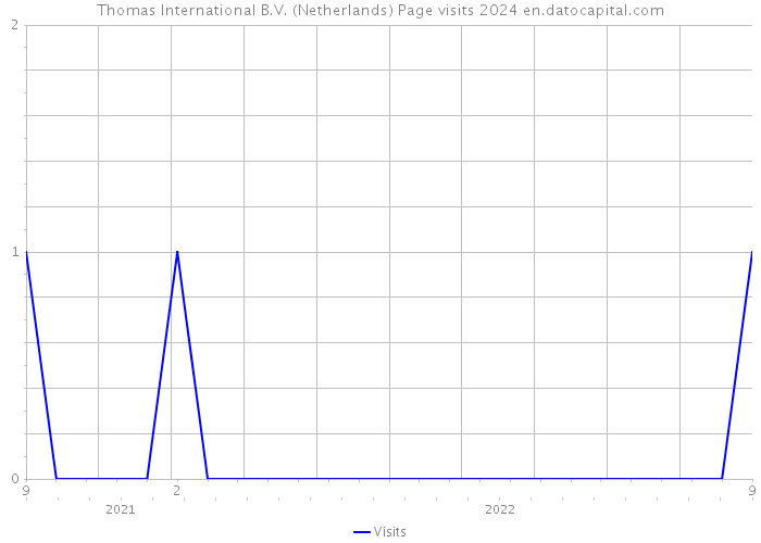 Thomas International B.V. (Netherlands) Page visits 2024 