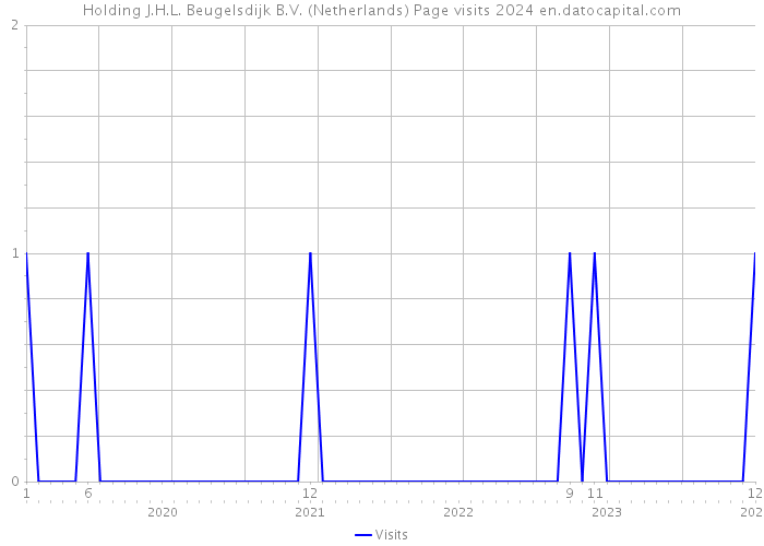 Holding J.H.L. Beugelsdijk B.V. (Netherlands) Page visits 2024 