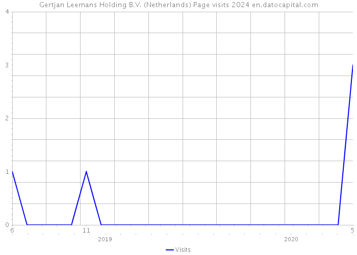 Gertjan Leemans Holding B.V. (Netherlands) Page visits 2024 
