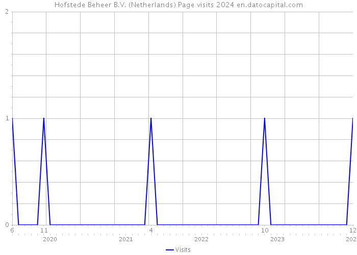 Hofstede Beheer B.V. (Netherlands) Page visits 2024 