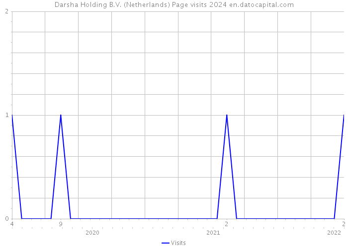 Darsha Holding B.V. (Netherlands) Page visits 2024 