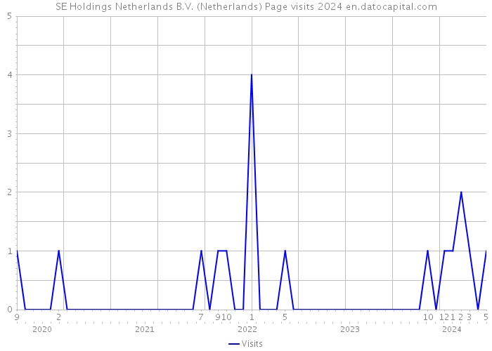 SE Holdings Netherlands B.V. (Netherlands) Page visits 2024 