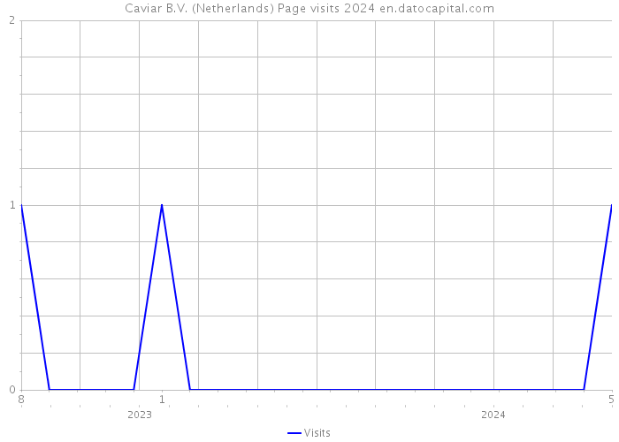Caviar B.V. (Netherlands) Page visits 2024 