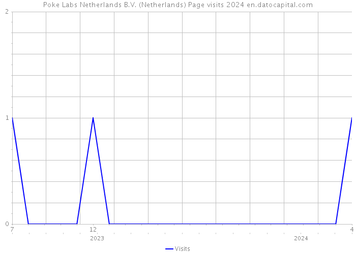 Poke Labs Netherlands B.V. (Netherlands) Page visits 2024 