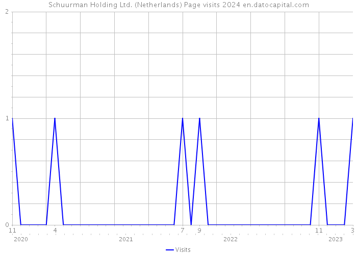 Schuurman Holding Ltd. (Netherlands) Page visits 2024 