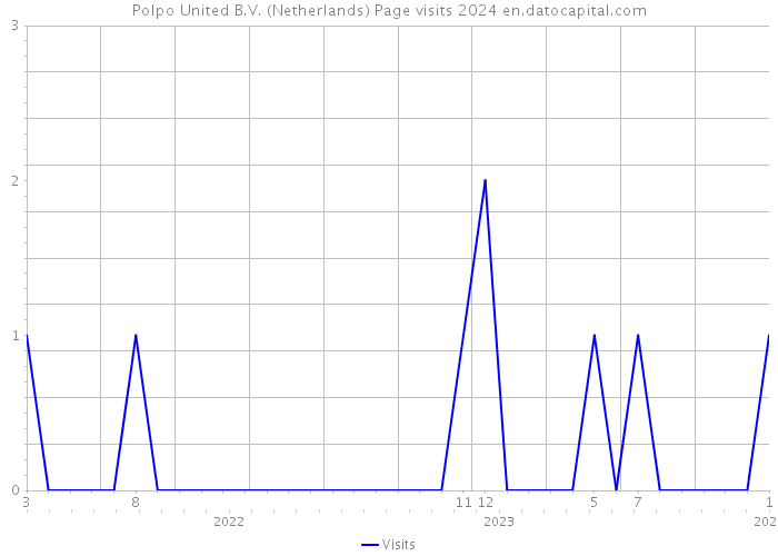 Polpo United B.V. (Netherlands) Page visits 2024 
