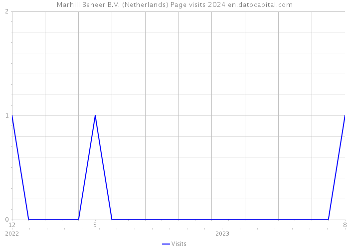 Marhill Beheer B.V. (Netherlands) Page visits 2024 