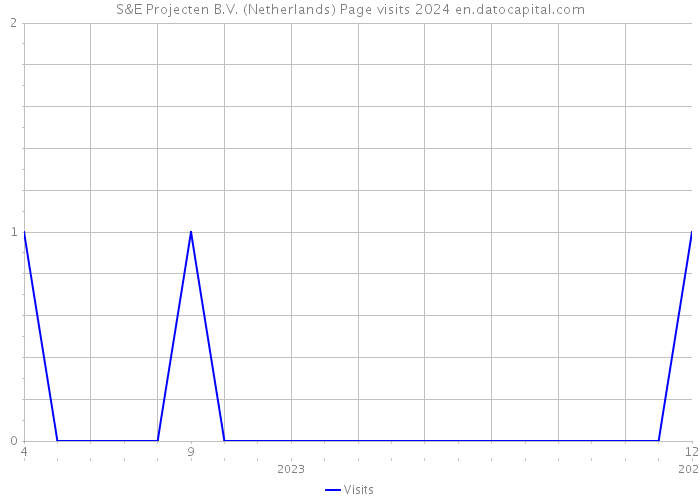 S&E Projecten B.V. (Netherlands) Page visits 2024 