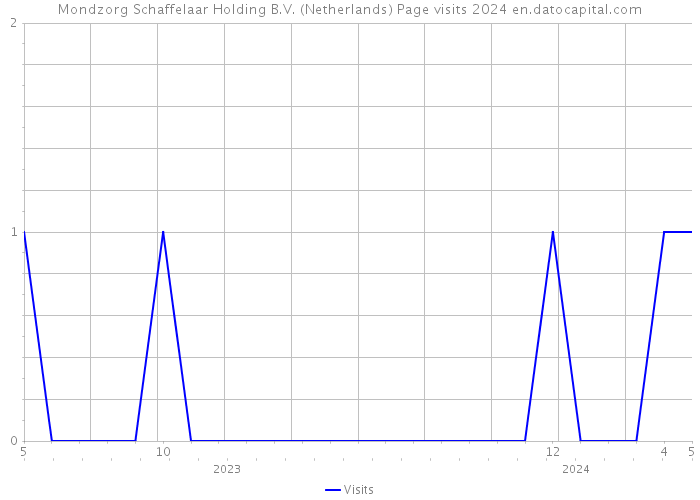 Mondzorg Schaffelaar Holding B.V. (Netherlands) Page visits 2024 