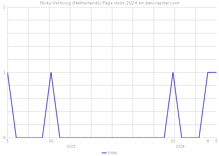 Nicky Verhoog (Netherlands) Page visits 2024 