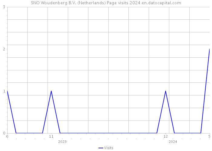 SNO Woudenberg B.V. (Netherlands) Page visits 2024 