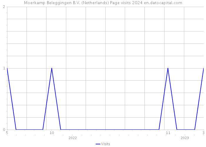 Moerkamp Beleggingen B.V. (Netherlands) Page visits 2024 