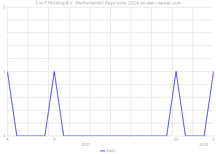 S in F Holding B.V. (Netherlands) Page visits 2024 