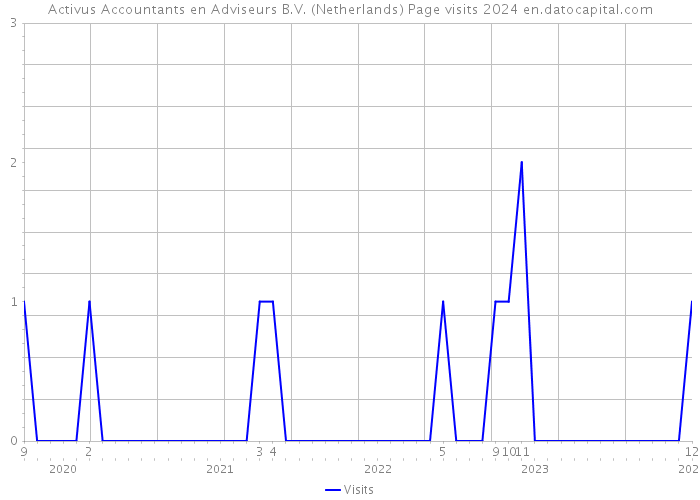 Activus Accountants en Adviseurs B.V. (Netherlands) Page visits 2024 