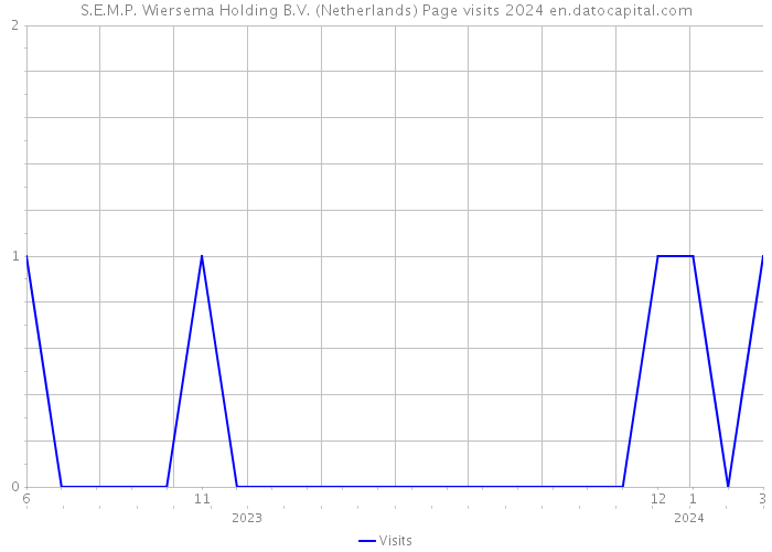 S.E.M.P. Wiersema Holding B.V. (Netherlands) Page visits 2024 