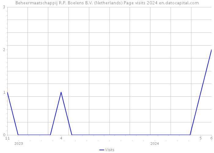 Beheermaatschappij R.P. Boelens B.V. (Netherlands) Page visits 2024 