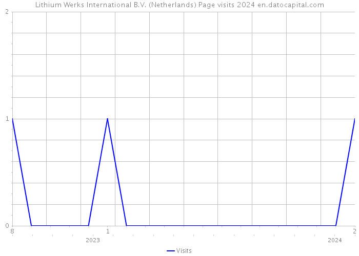 Lithium Werks International B.V. (Netherlands) Page visits 2024 