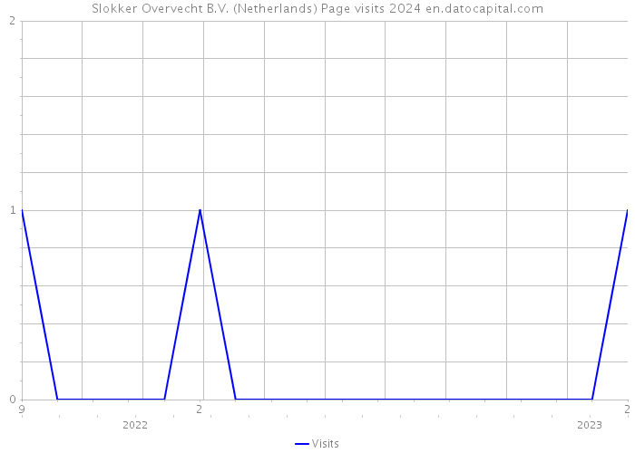 Slokker Overvecht B.V. (Netherlands) Page visits 2024 