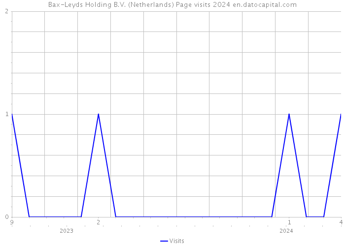 Bax-Leyds Holding B.V. (Netherlands) Page visits 2024 