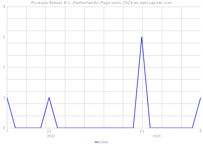 Rockade Beheer B.V. (Netherlands) Page visits 2024 