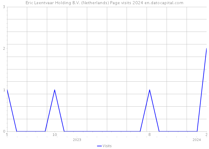 Eric Leentvaar Holding B.V. (Netherlands) Page visits 2024 
