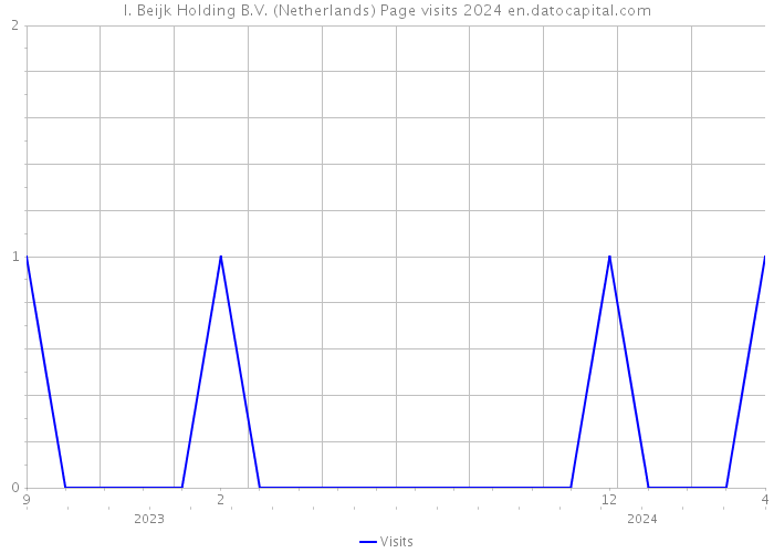 I. Beijk Holding B.V. (Netherlands) Page visits 2024 