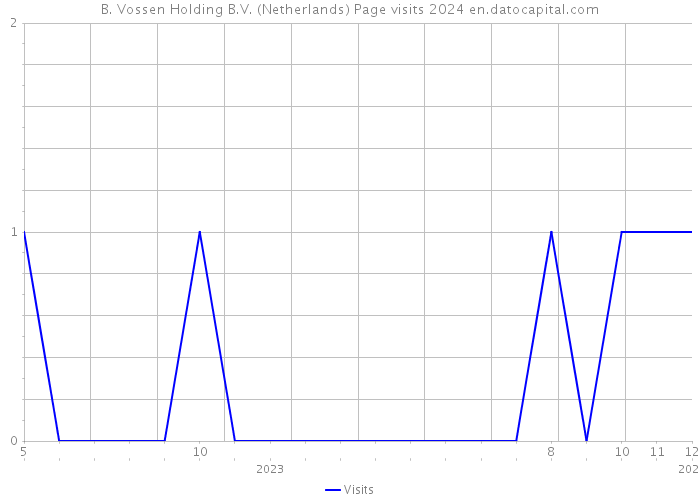 B. Vossen Holding B.V. (Netherlands) Page visits 2024 