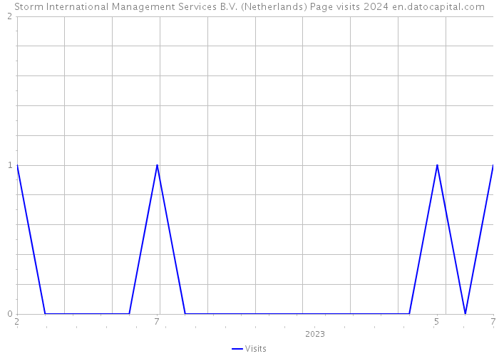 Storm International Management Services B.V. (Netherlands) Page visits 2024 