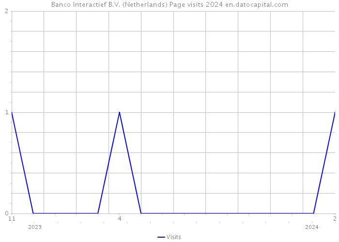 Banco Interactief B.V. (Netherlands) Page visits 2024 