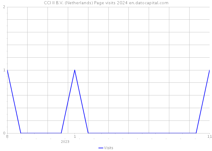 CCI II B.V. (Netherlands) Page visits 2024 