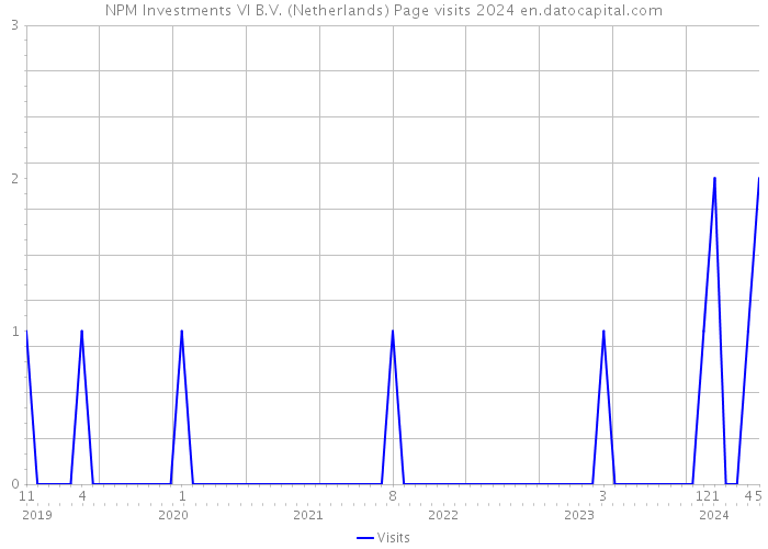NPM Investments VI B.V. (Netherlands) Page visits 2024 