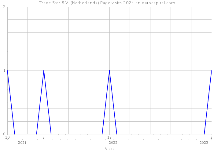 Trade Star B.V. (Netherlands) Page visits 2024 