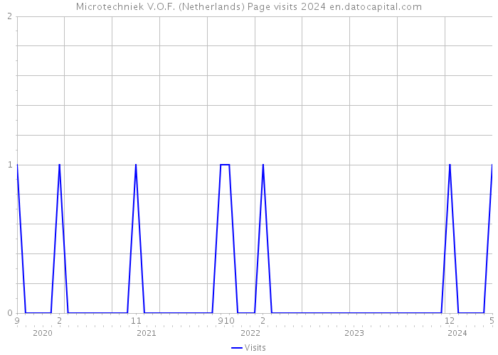 Microtechniek V.O.F. (Netherlands) Page visits 2024 